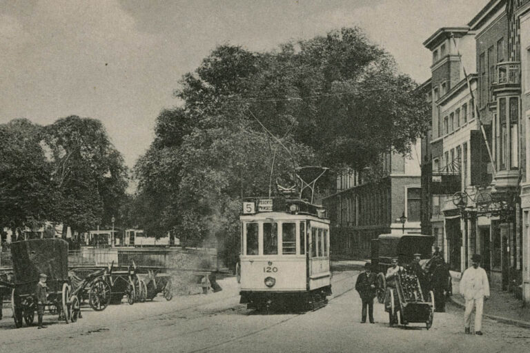 elektrische Straßenbahn in Den Haag