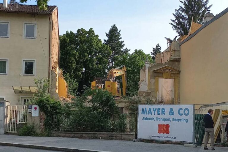 Haus wird abgerissen