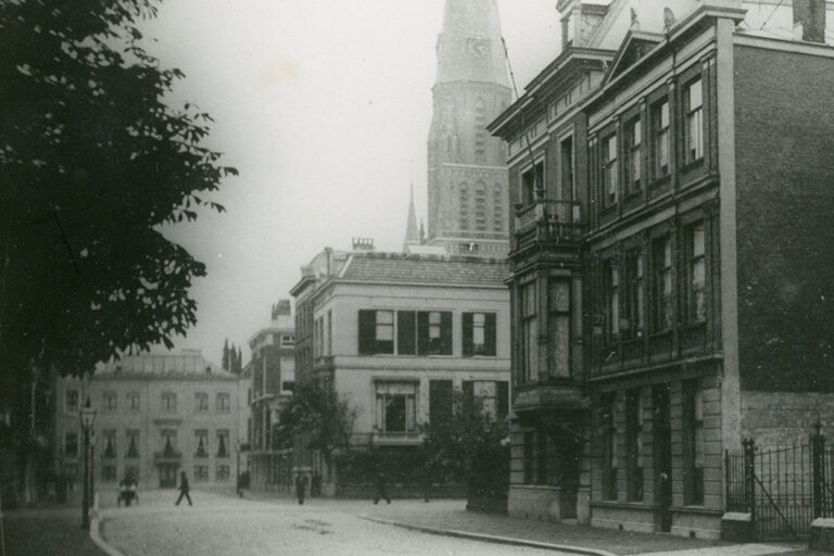 Den Haag, Kirchturm, altes Foto