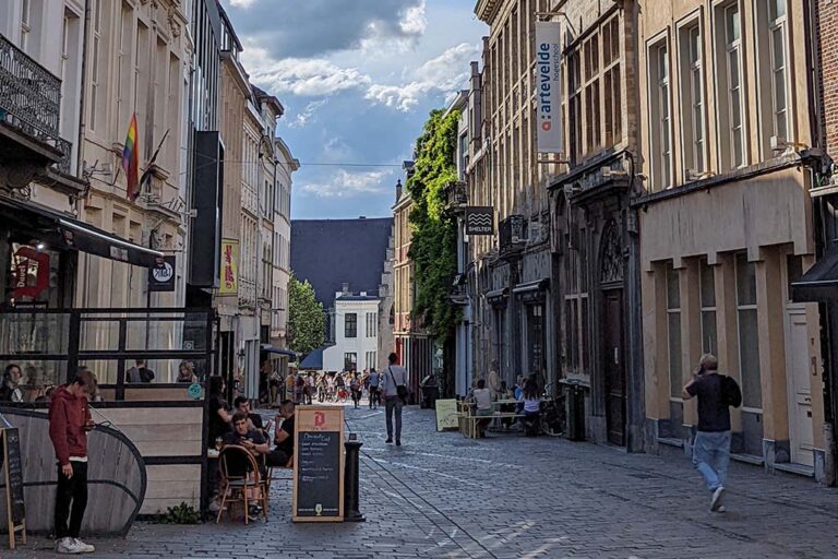 Fußgängerzone in Gent