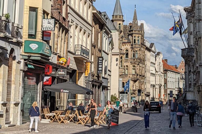 Stadtzentrum von Gent, Fußgänger