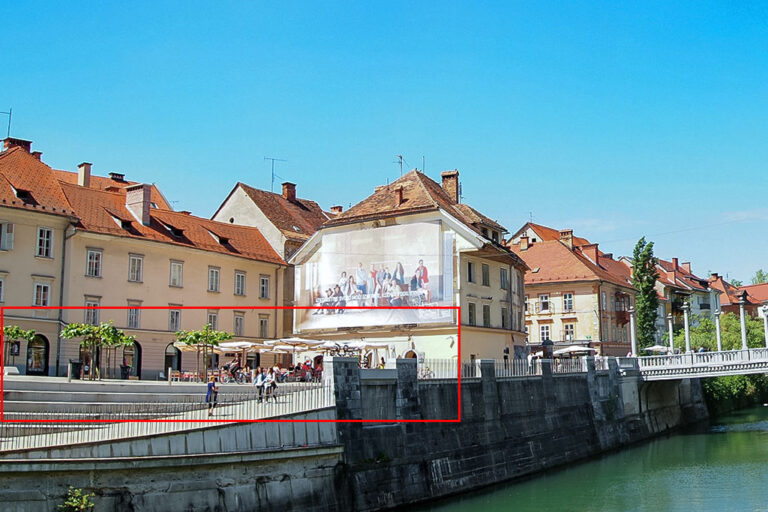 Uferpromenade in Ljubljana