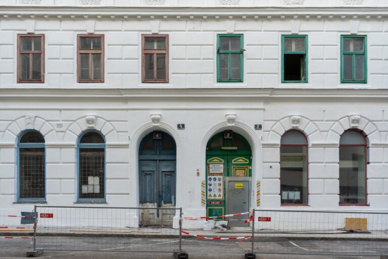 Erdgeschoß und erster Stock eines Gründerzeithauses