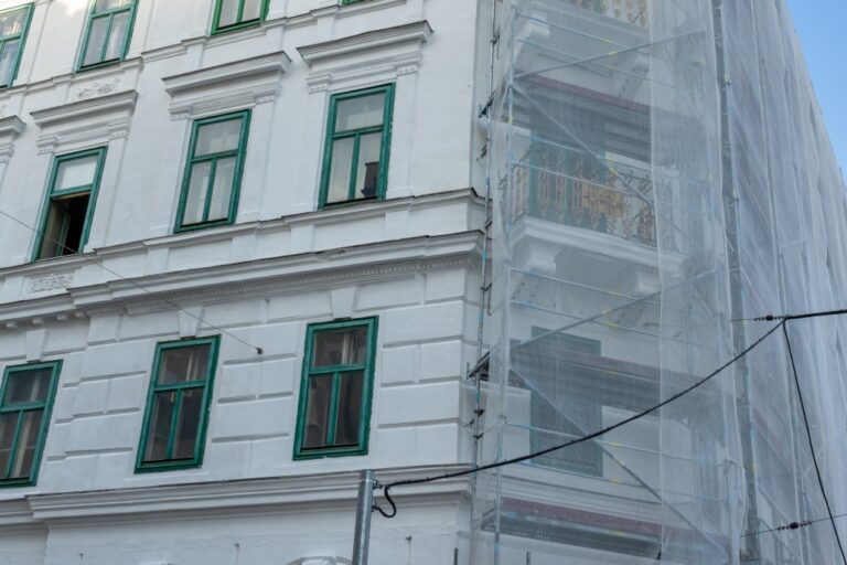 Fassade wird saniert