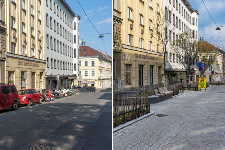 Bernardgasse nahe der Kaiserstraße