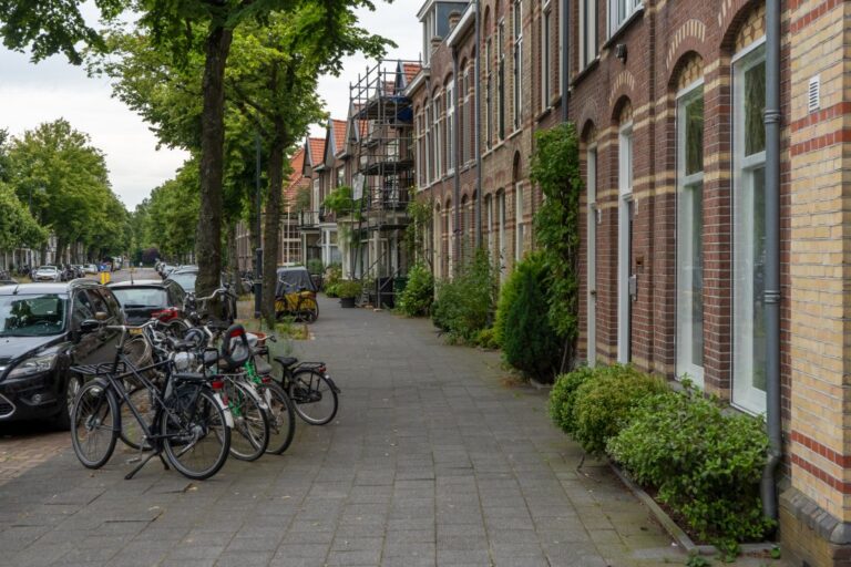 Gehsteig in Haarlem