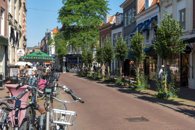Straße in Haarlem