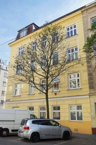 Gründerzeithaus Mendelssohngasse 7 in Kaisermühlen, Wien-Donaustadt (22. Bezirk)