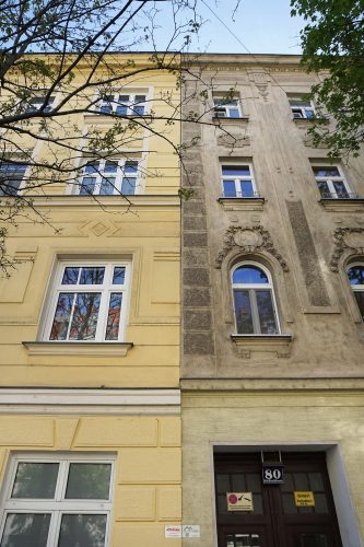 Mendelssohngasse 7 und Schiffmühlenstraße 80 in Kaisermühlen, Wien-Donaustadt